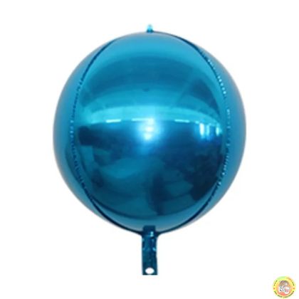 4D фолио балон сфера син, 24