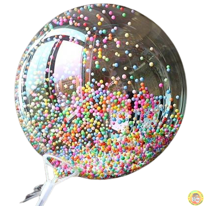 Прозрачен бъбъл/ бобо/ bubble/ bobo балон, 18