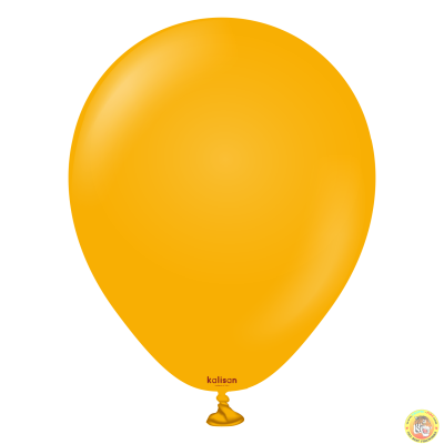 Малки кръгли балони Kalisan 5" Standard Amber/ амбър/ кехлибар,  100бр, 2322