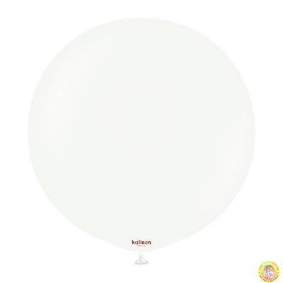 Големи кръгли балони Kalisan 18" Standard White/ бяло, 25бр., 2312