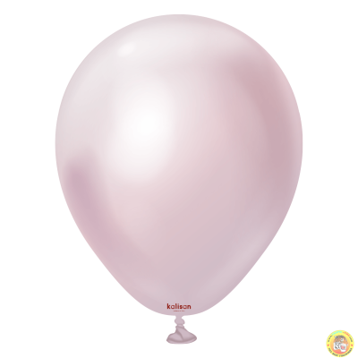 Малки кръгли балони Kalisan 5" Mirror Pink Gold/ св.розово злато 100бр., 5013