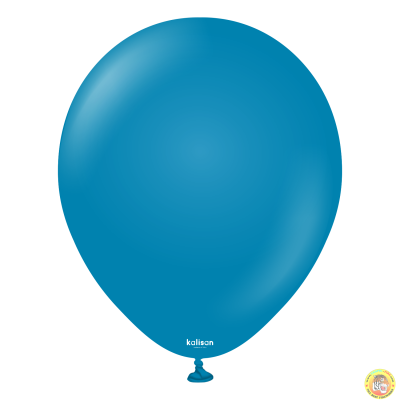 Малки кръгли балони Kalisan 5" Retro Deep Blue/ наситено синьо 100бр., 8003