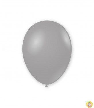 Балони пастел ROCCA , сиво, 30см, 100бр., G110 17