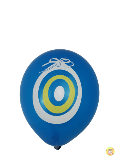 Балони с печат Синьо око/ Назар бонджук, едностранен печат, 30см, 100бр., сини