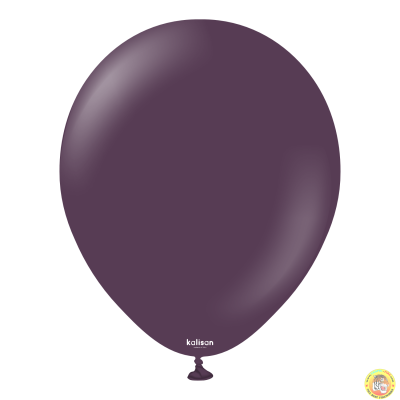 Големи кръгли балони Kalisan 18" Standard Plum / цвят слива, 25бр.,