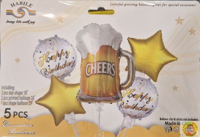 Комплект Балони фолио Cheers HB /5 броя