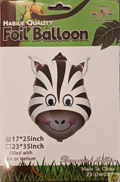 Балон фолио зебричка