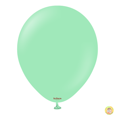 Големи кръгли балони Kalisan 18" Standard Mint Green / зелена мента, 25бр.,