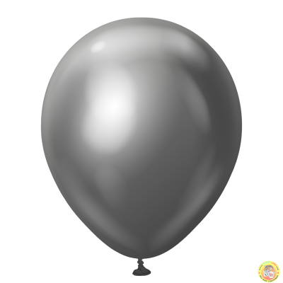 Кръгли балони Kalisan 12" Mirror Space Grey / графитено сиво,  50бр., 