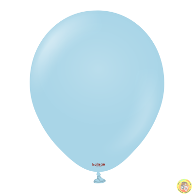 Големи кръгли балони Kalisan 18" Macaron Blue/ синьо, 25бр., 