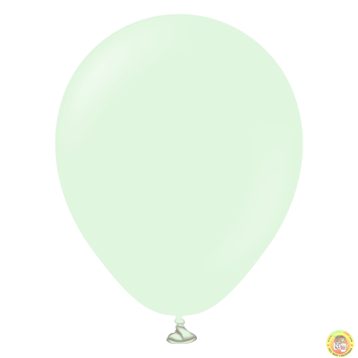 Малки кръгли балони Kalisan 5" Macaron Pale Green / нежно зелено, 100бр., 3009