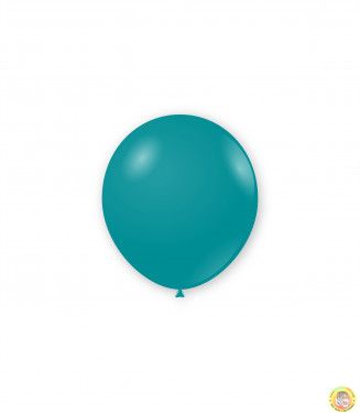Малки кръгли балони пастел ROCCA - тюркоаз, 13см, 100бр., A50 33