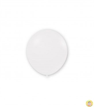 Малки кръгли балони пастел ROCCA - бяло, 13см, 100бр., А50 10