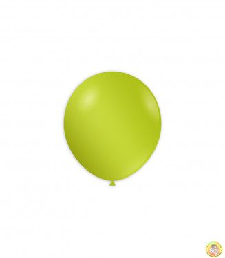 Малки кръгли балони металик ROCCA - лимонено зелено, 13см, 100бр., AM50 77