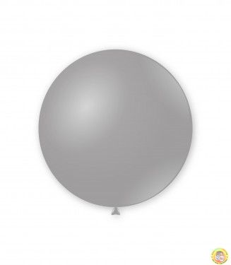 Балони пастел ROCCA - сиво, 38см, 50 бр., G150 17