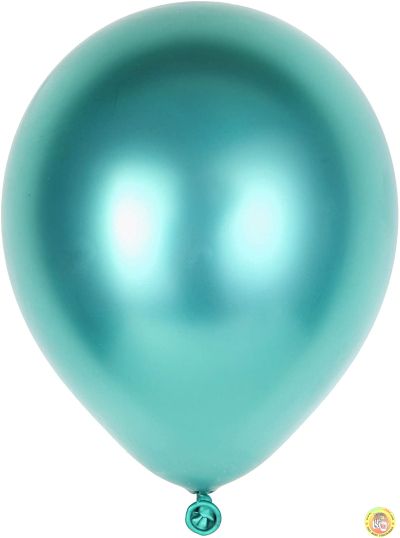 Малки кръгли балони хром ROCCA - зелен, 13см, 100бр., AС50 93 Италия