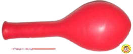 Балони пастел ROCCA - червени, 30см,  G110 28, 1 брой
