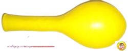 Балони пастел ROCCA - жълто, 30см, G110 11, 1 брой