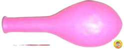 Балони пастел ROCCA - розово, 30см, G110 26, 1 брой