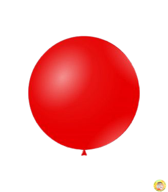 Балон пастел ROCCA - Тъмночервено / Dark Red, 38см, 1 бр., G150 28