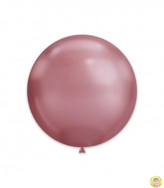Балони Хром ROCCA,розово, 38см, 25бр. GC150 91